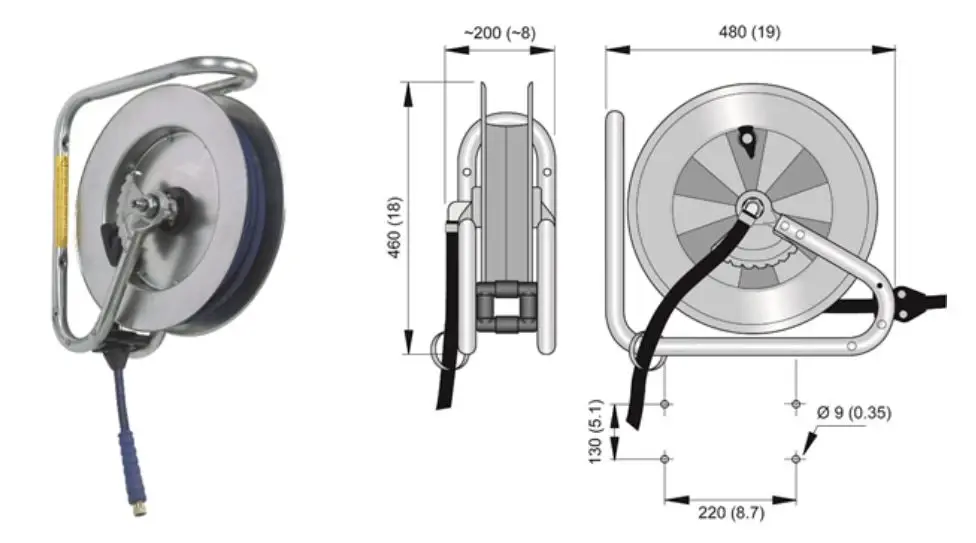 Come scegliere il miglior arrotolatore per tubo aria compressa