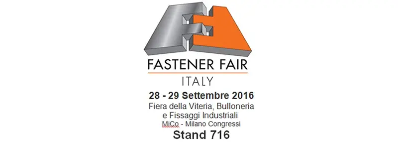 Fastener Fair Italy-Milano 28/29 settembre 2016